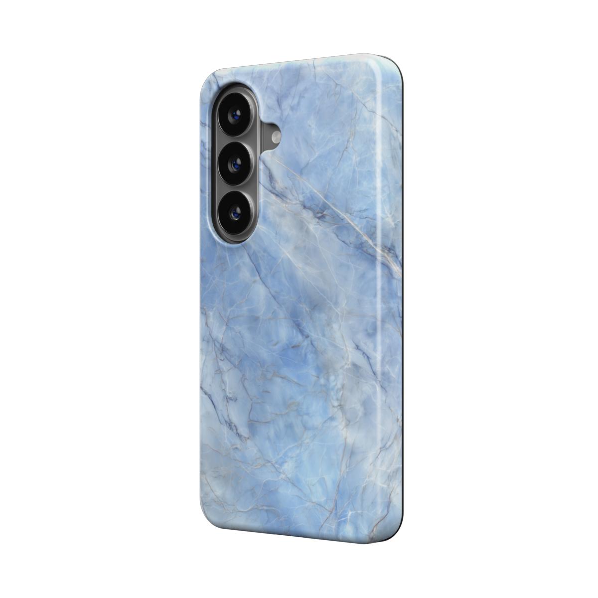 Magnetische Handyhülle Blue Crystal Marmor-Design Vorderansicht