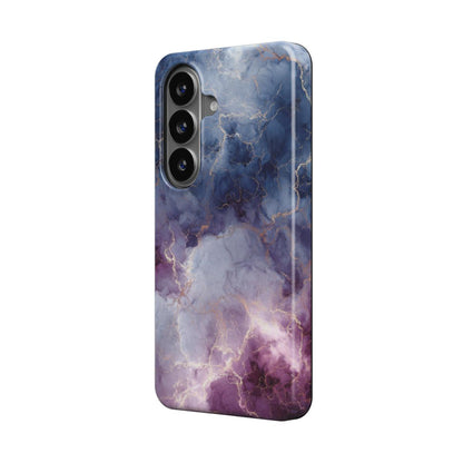Magnetische Handyhülle Nebula Quartz Marmor-Design Vorderansicht