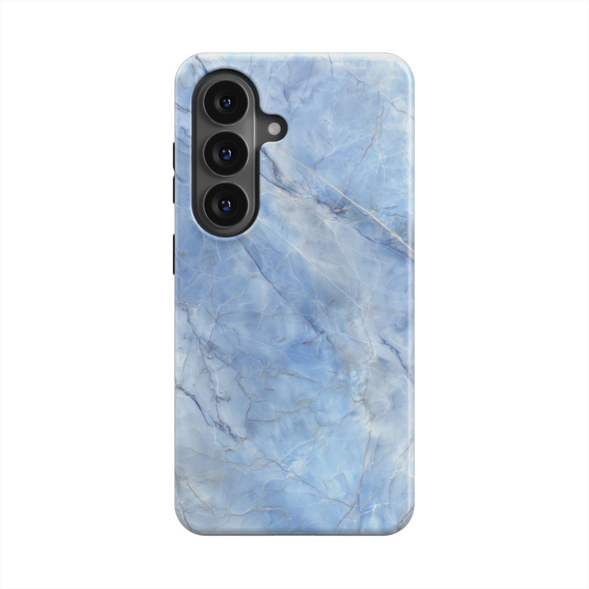 Starker Magnetring Detailansicht MagSafe kompatibel Blue Crystal Marmor-Design