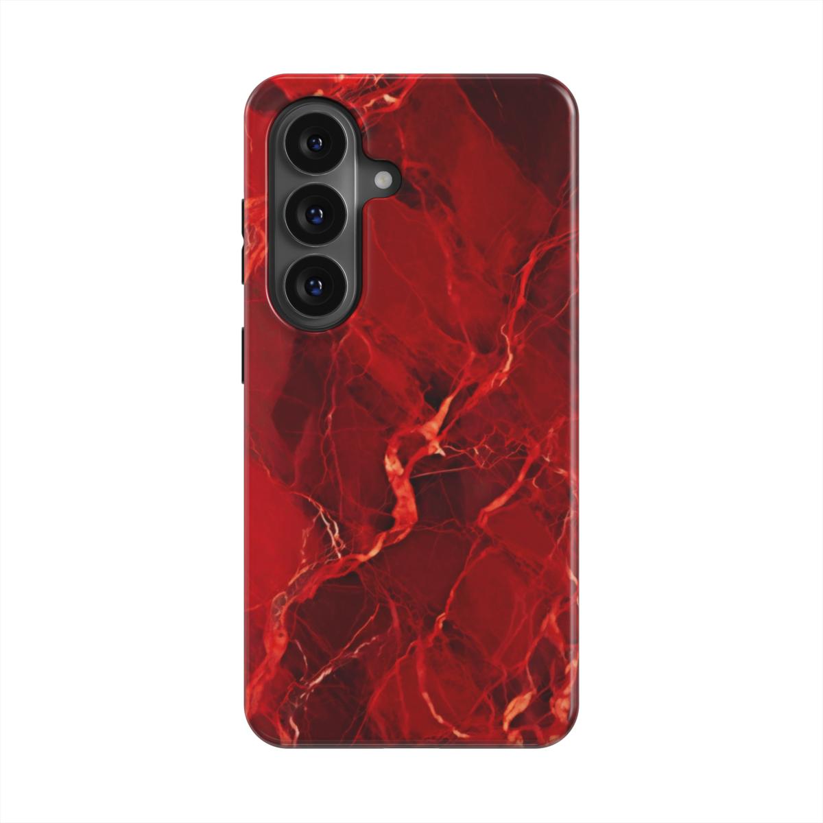 Starker Magnetring Detailansicht MagSafe kompatibel Marmor Rot