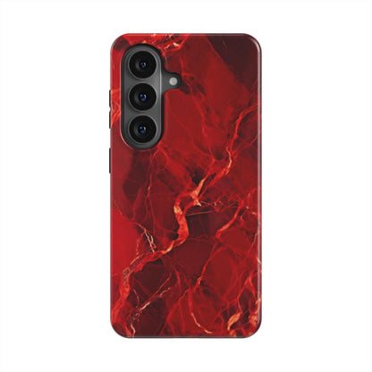 Starker Magnetring Detailansicht MagSafe kompatibel Marmor Rot