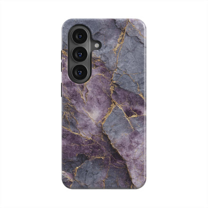 Starker Magnetring Detailansicht MagSafe kompatibel Violet Veins Marmor-Design