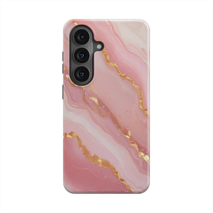 Starker Magnetring Detailansicht MagSafe kompatibel Golden Blush Marmor-Design