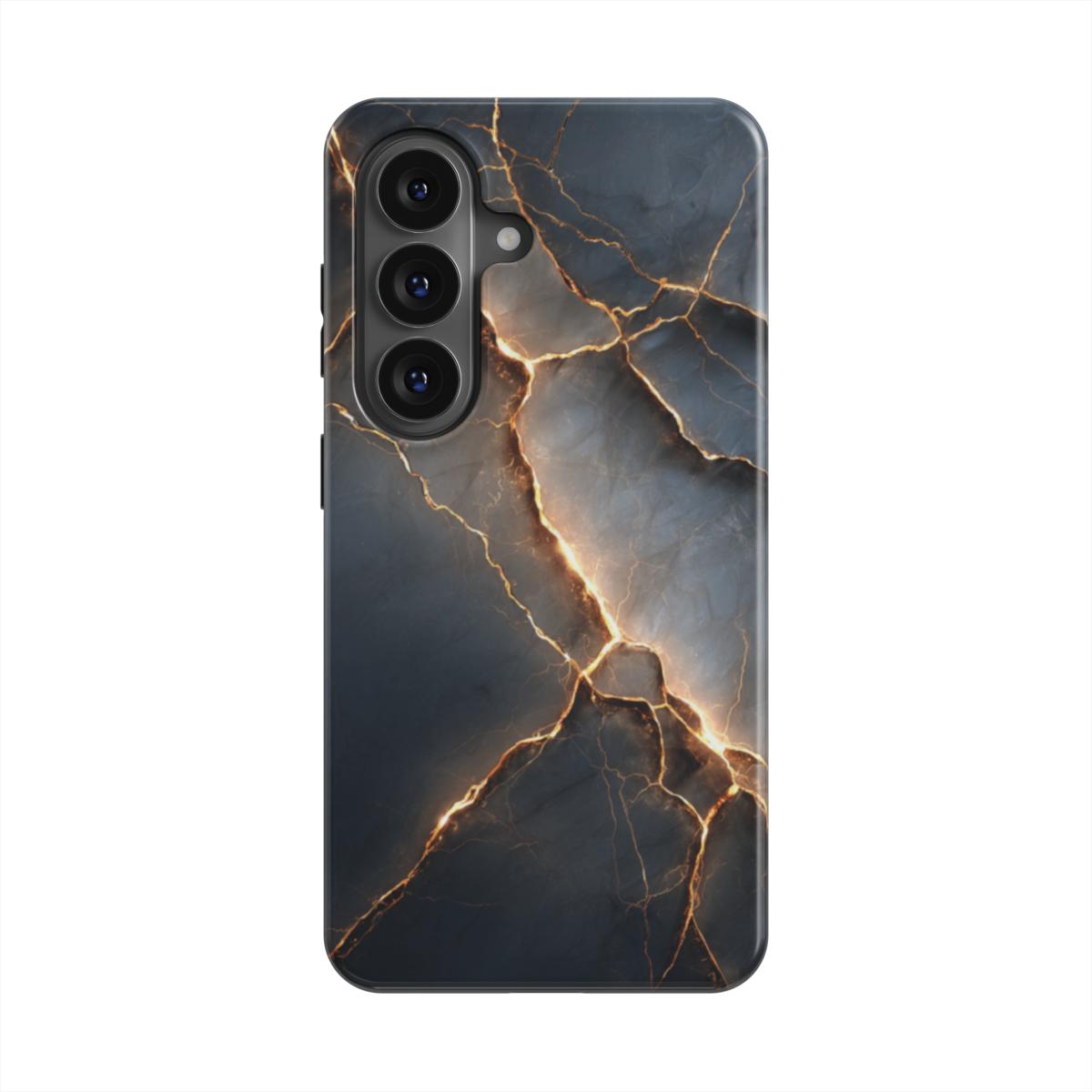 Starker Magnetring Detailansicht MagSafe kompatibel Obsidian Blaze Marmor-Design
