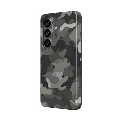 Magnetische Handyhülle Camouflage Grey Design
