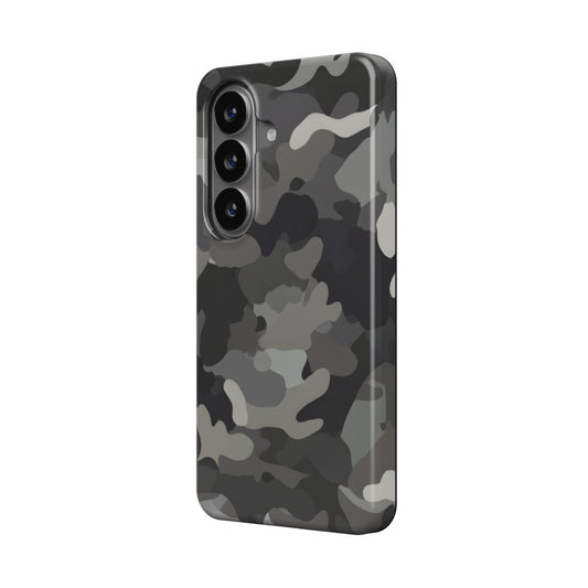 Magnetische Handyhülle Camouflage Grey Design