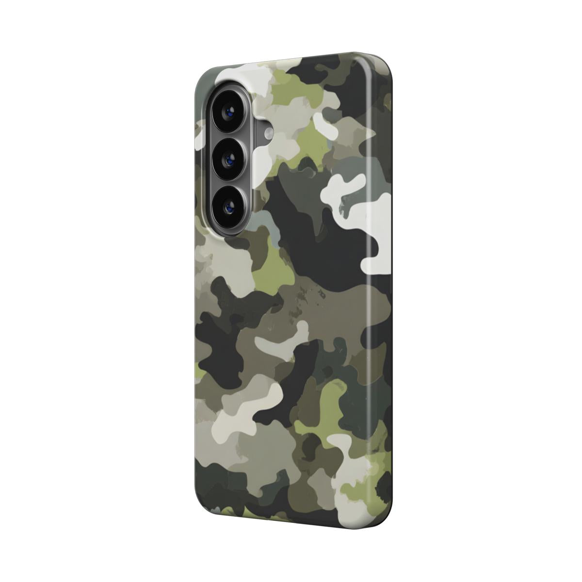 Magnetische Handyhülle Camouflage Woodland Green Design