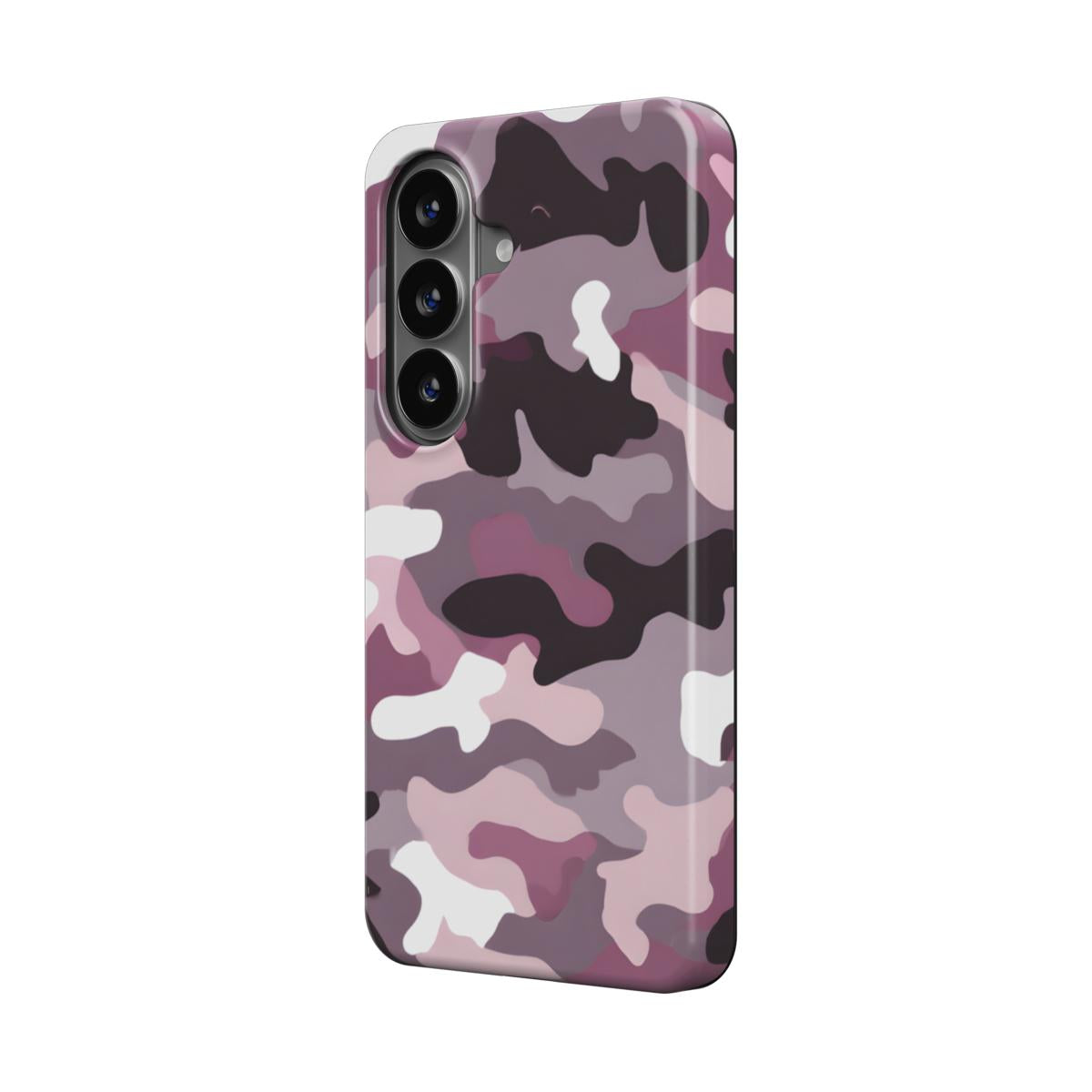 Magnetische Handyhülle Camouflage Rose Pink Design