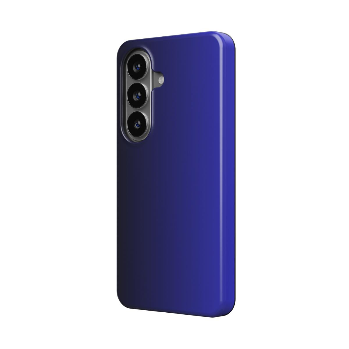 Magnetische Handyhülle Schwarz-Blau Verlauf Design