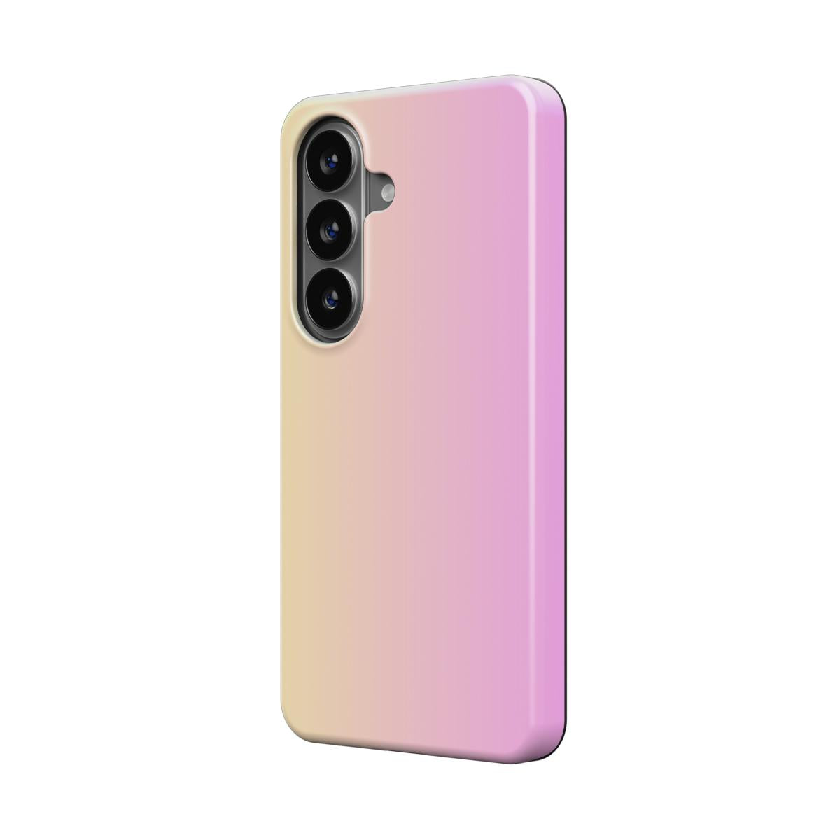 Magnetische Handyhülle Gelb-Pink Gradient Design