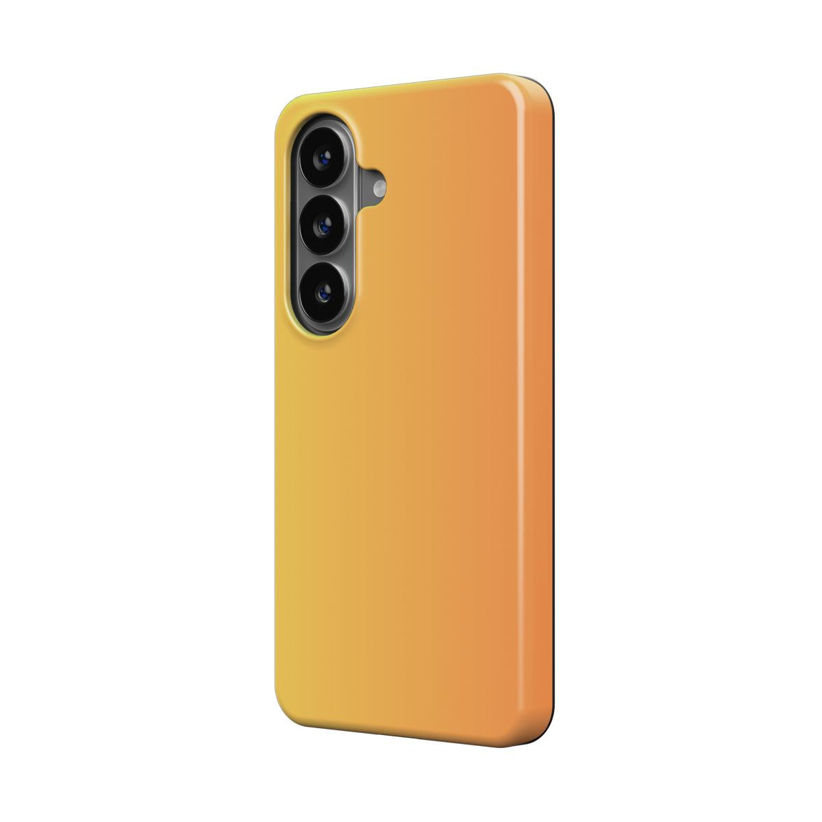 Magnetische Handyhülle Orange-Gelb Farbverlauf Design