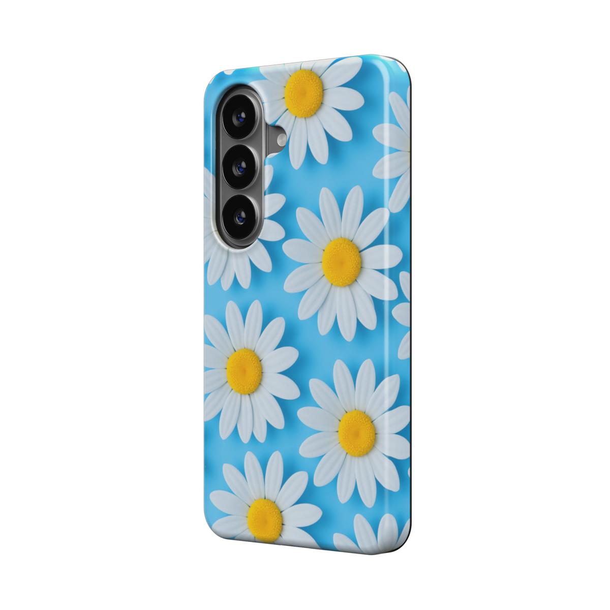 Magnetische Handyhülle Gänseblümchen Design