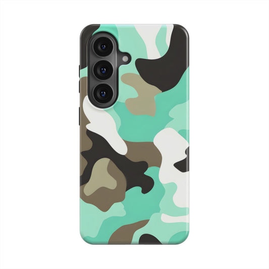 MagSafe Ringe Detailansicht Camouflage Mint Teal Handyhülle
