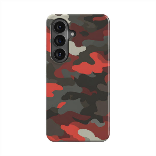 MagSafe Ringe Detailansicht Camouflage Dark Red Handyhülle