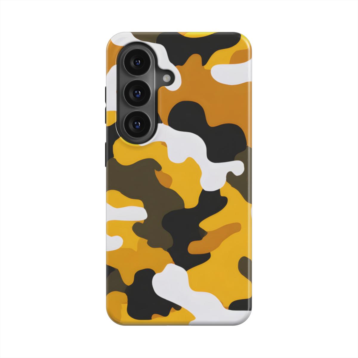 MagSafe Ringe Detailansicht Camouflage Yellow Black Handyhülle