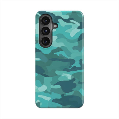 MagSafe Ringe Detailansicht Camouflage Teal Blue Handyhülle