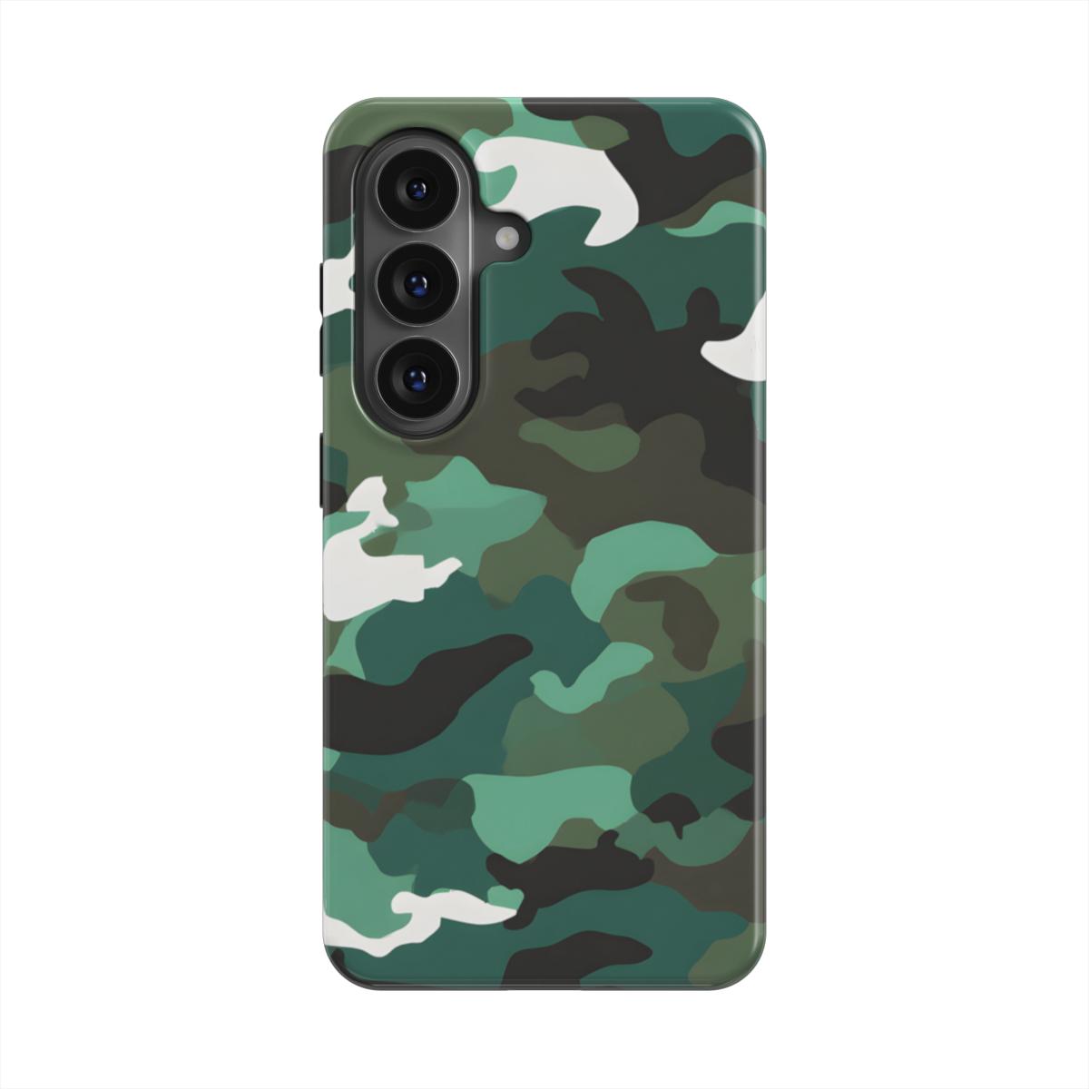 MagSafe Ringe Detailansicht Camouflage Woodland Green Handyhülle