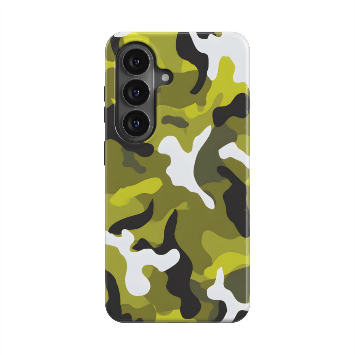 MagSafe Ringe Detailansicht Camouflage Yellow Green Handyhülle