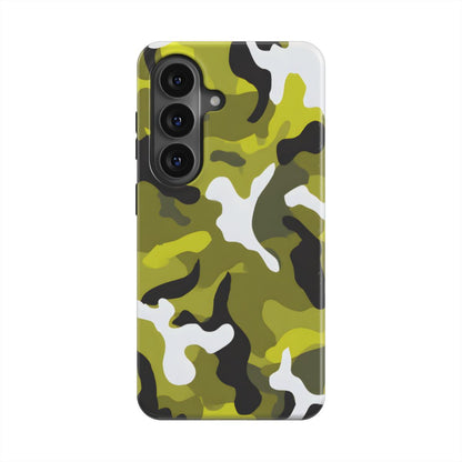 MagSafe Ringe Detailansicht Camouflage Yellow Green Handyhülle