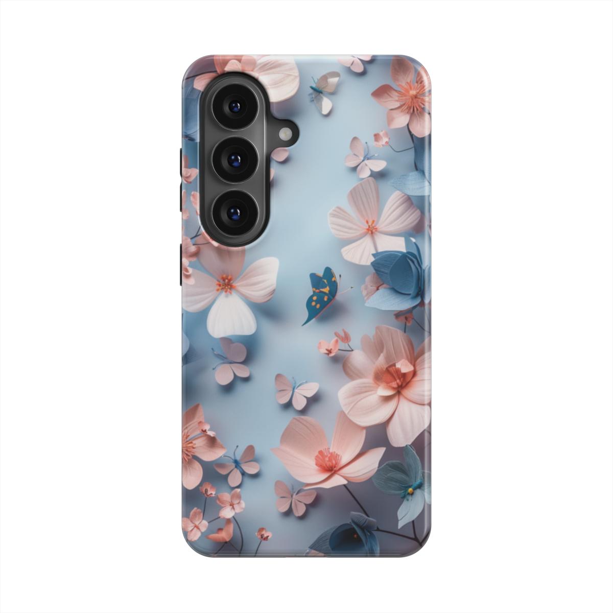 MagSafe Ringe Detailansicht Blumen & Schmetterlinge Pastell Handyhülle