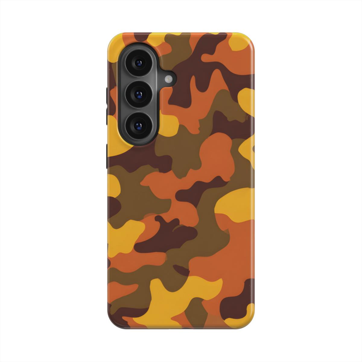 MagSafe Ringe Detailansicht Camouflage Fire Orange Handyhülle