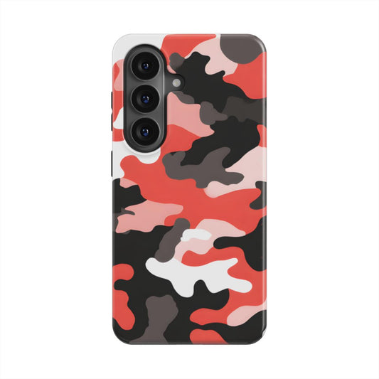 MagSafe Ringe Detailansicht Camouflage Red Black Handyhülle