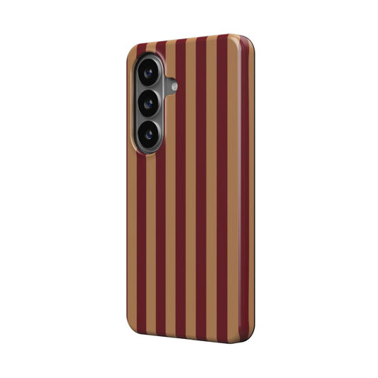 Magnetische Handyhülle im Rubinrot Design - Seitenansicht