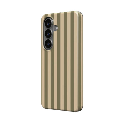 Magnetische Handyhülle im Safari-Olive Design - Seitenansicht