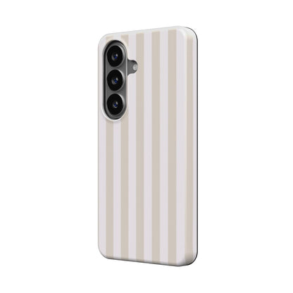 Magnetische Handyhülle im Cappuccino-Beige Design - Seitenansicht