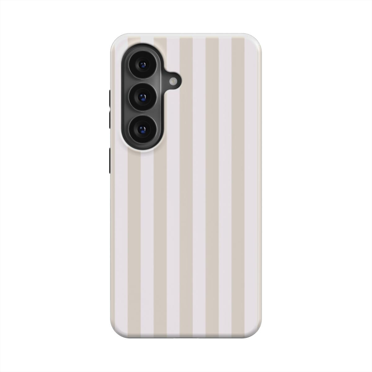 Rückansicht der magnetischen Handyhülle Cappuccino-Beige mit integriertem Magnetring