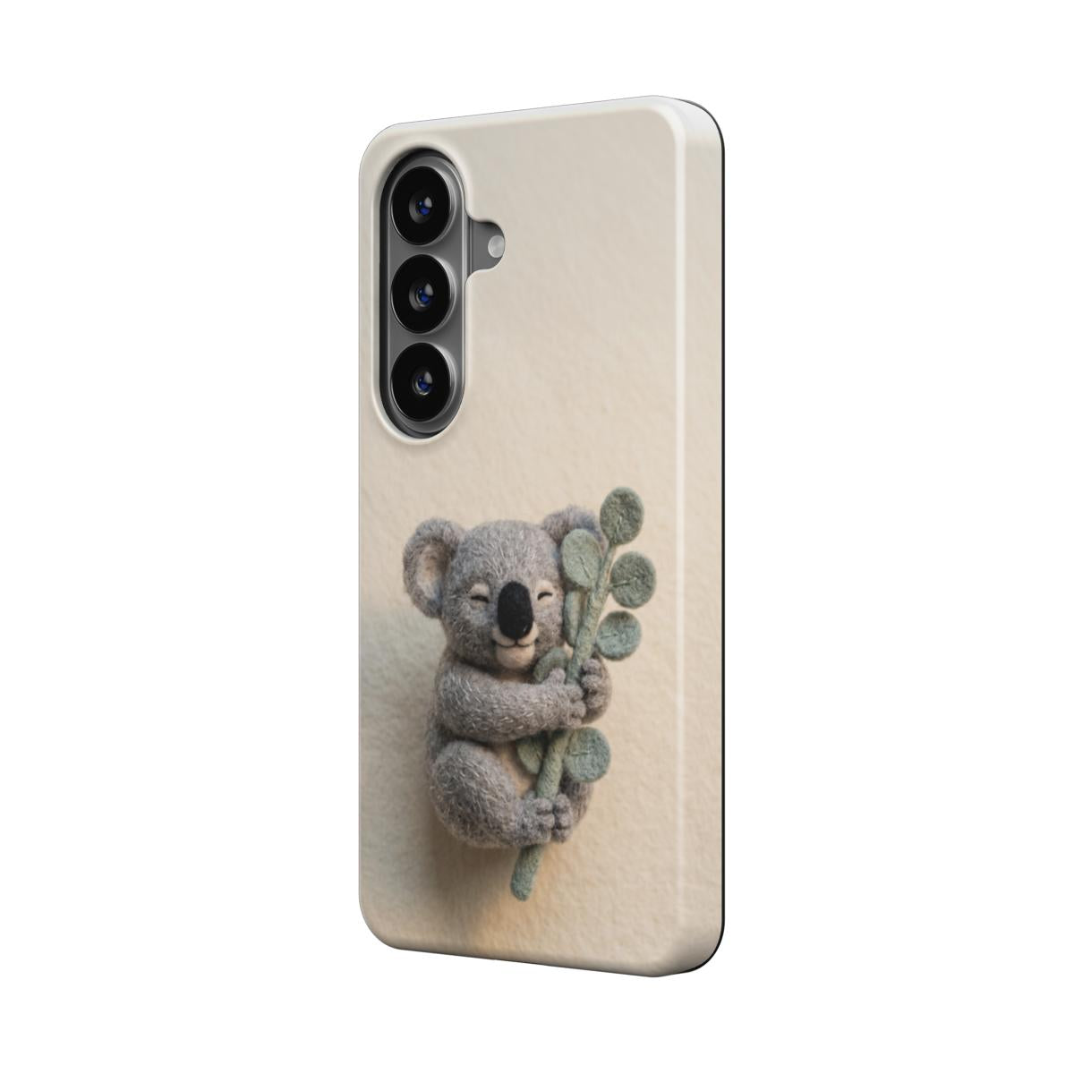 Magnetische Handyhülle Kuschel-Koala für Samsung Smartphones Rückseite