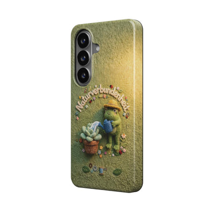 Magnetische Handyhülle Naturverbundenheit Frosch für Samsung Smartphones Rückseite