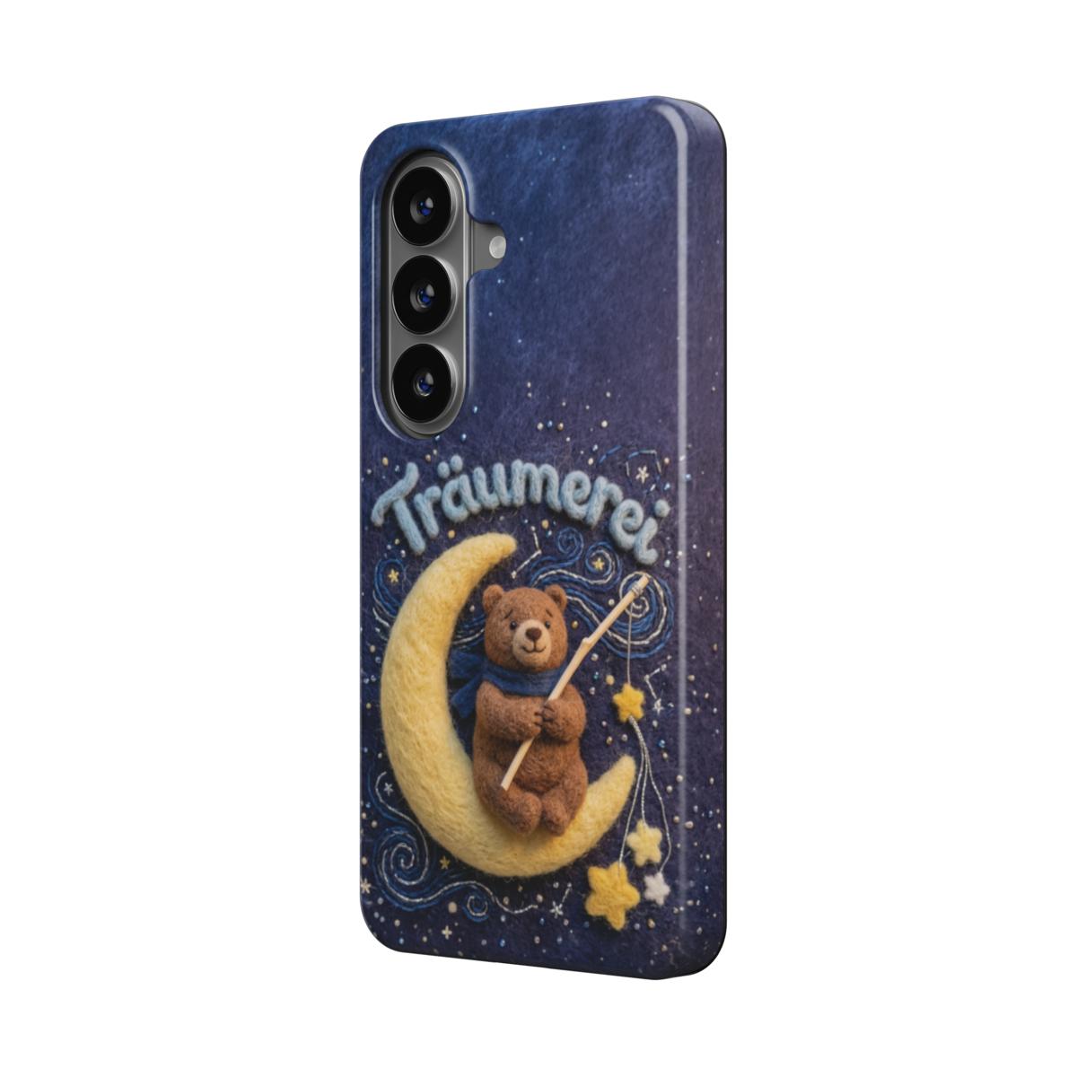 Magnetische Handyhülle Träumerei Bär für Samsung Smartphones Rückseite