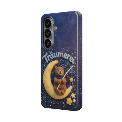 Magnetische Handyhülle Träumerei Bär für Samsung Smartphones Rückseite