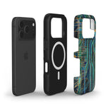 MagSafe Handyhülle – „Neon Matrix“ – Lumina Mosaik Edition