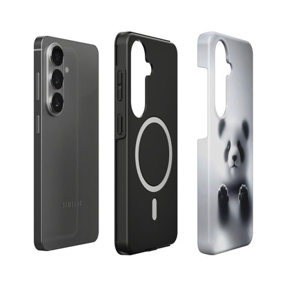 Magnetische Handyhülle „Kleiner Panda“ – Dual-Layer mit integriertem Magnetring für Samsung & Google Pixel