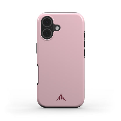 MagSafe Handyhülle „Ballerina-Rosa“ – einfarbig Pastell, Rückansicht