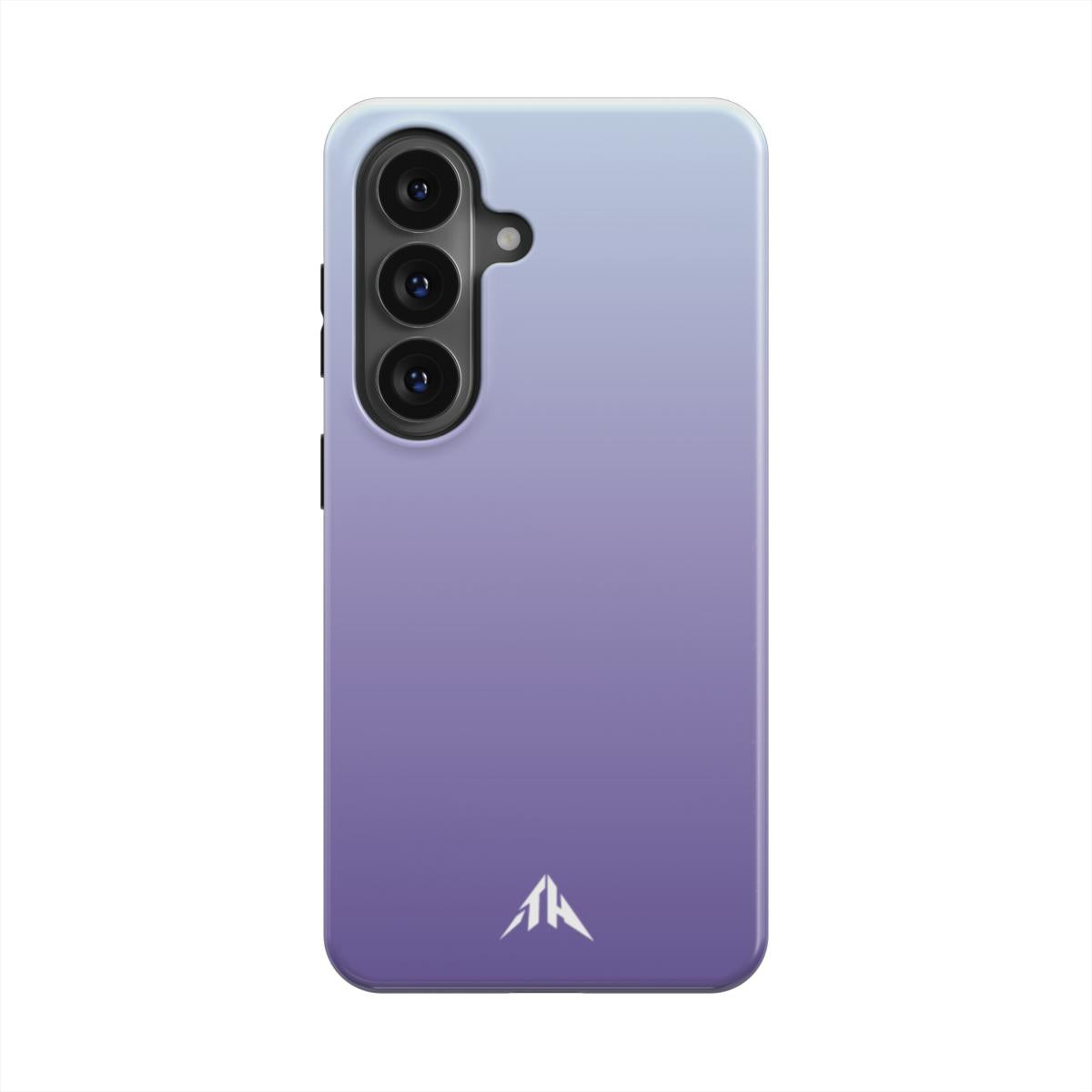 Magnetische Handyhülle „Lavendel-Himmel“ – Farbverlauf, Rückansicht