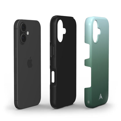 Stossfeste Handyhülle „Jade-Coolblue“ – Innenansicht mit TPU- und PC-Schale