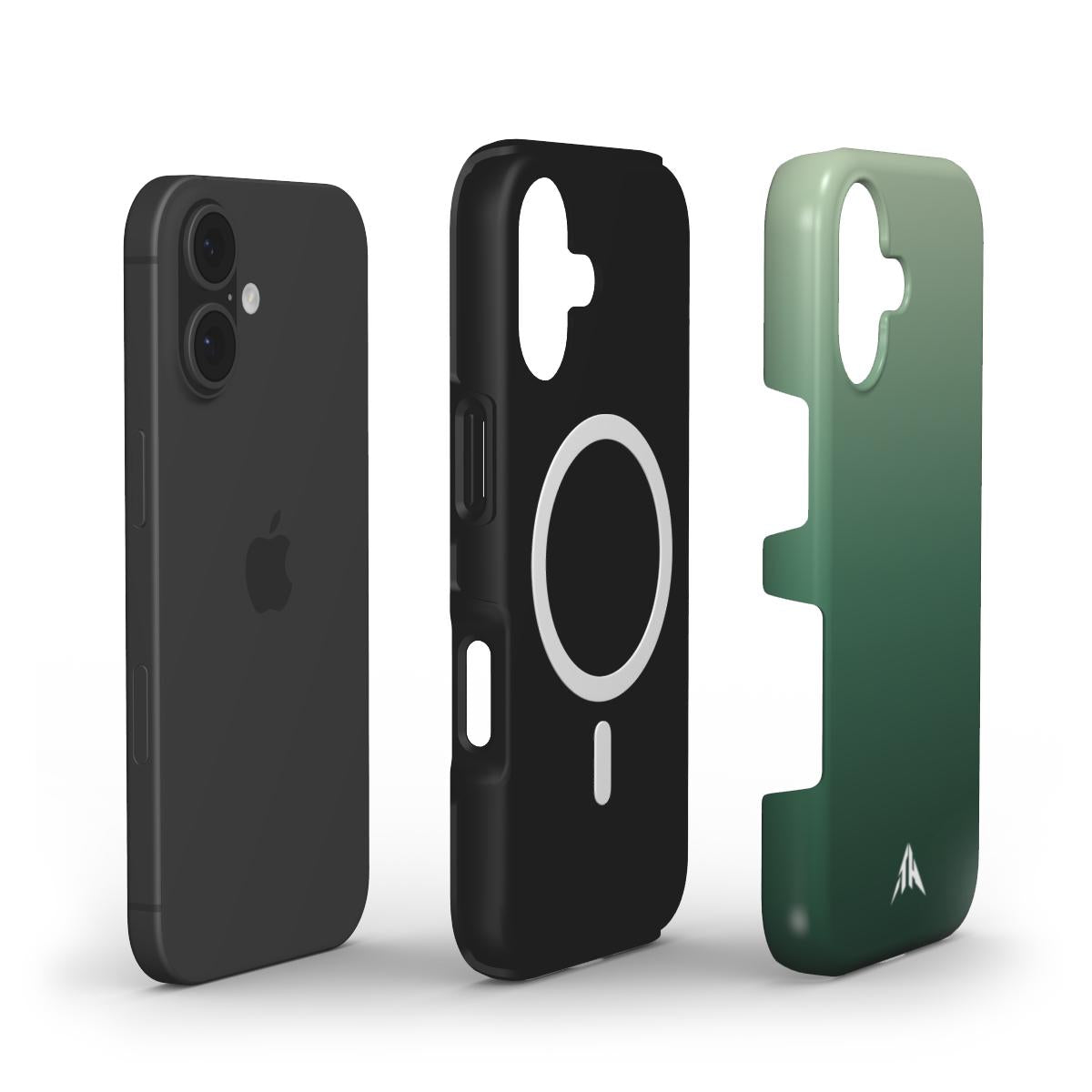 MagSafe Handyhülle „Wald-Jade“ – Innenansicht mit Magnetring