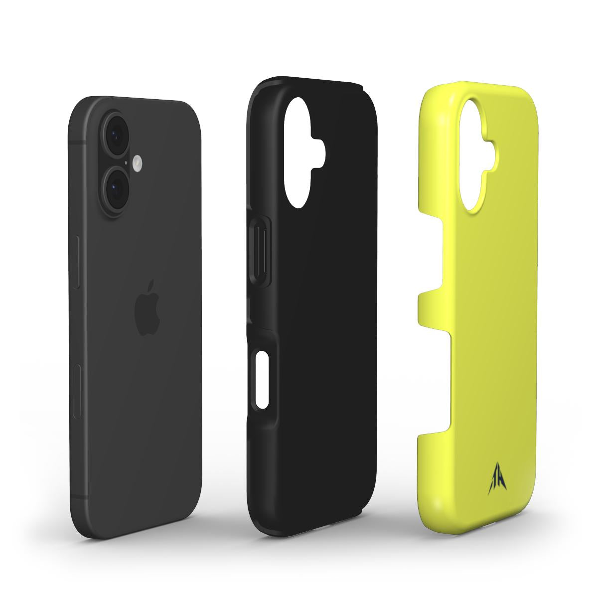 Stossfeste Handyhülle „Wasabi-Satin“ – Innenansicht mit TPU- und PC-Schale