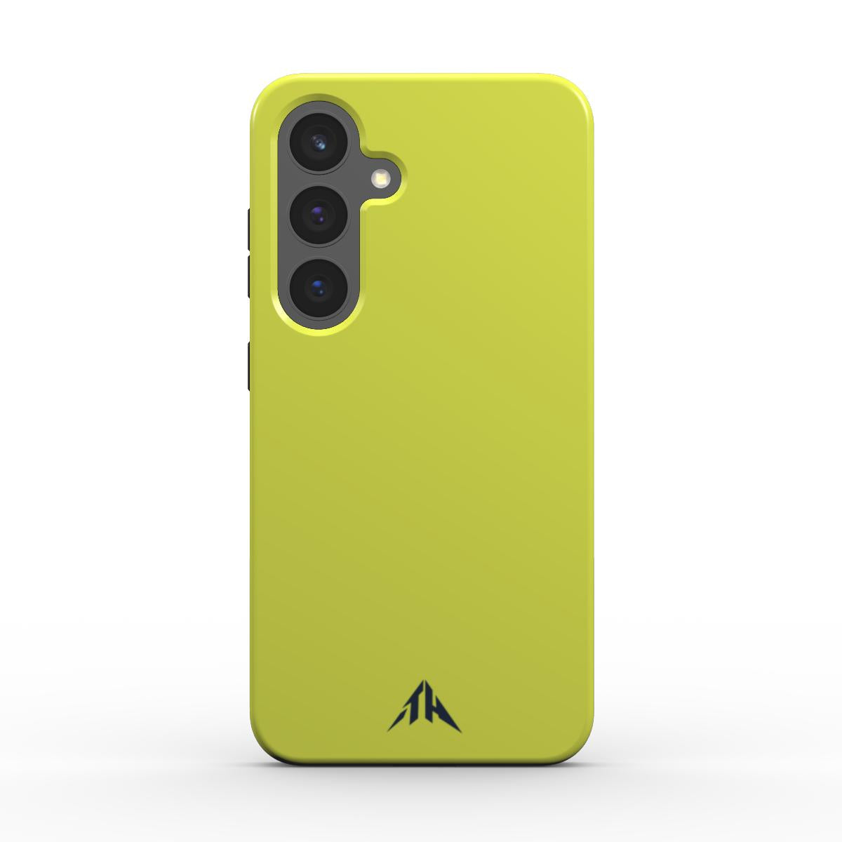 Magnetische Handyhülle „Wasabi-Satin“ – Einfarbig, Rückansicht