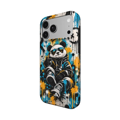 Stossfeste Handyhülle „Urban Panda“ mit Panda-Motiv im Graffiti-Stil – Produktansicht 2