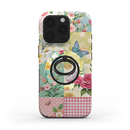 Blumen Patchwork Magnetischer Ringhalter