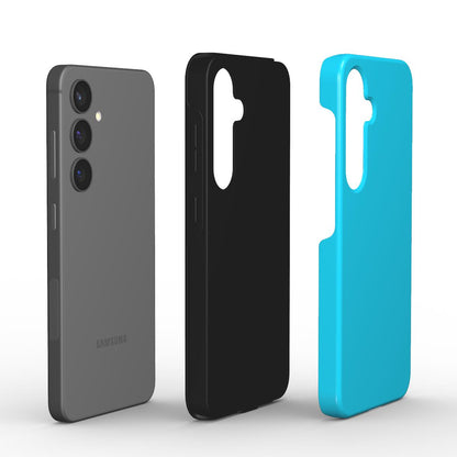 Aquablaue stoßfeste Handyhülle mit Dual-Layer-Aufbau