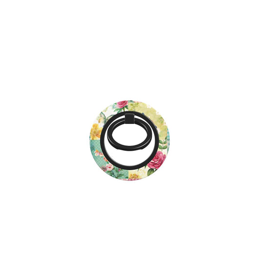 Blumen Patchwork Magnetischer Ringhalter – Vorderansicht