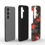 Stossfeste Handyhülle – „Camouflage Dark Red“