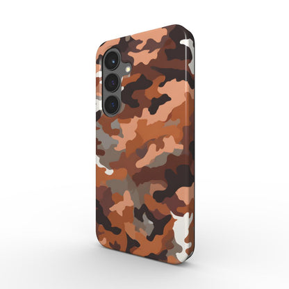 Stoßfeste Handyhülle Camouflage Desert Brown – Seitenansicht