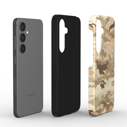 Camouflage Desert Sand Stoßfeste Handyhülle mit Dual-Layer Aufbau