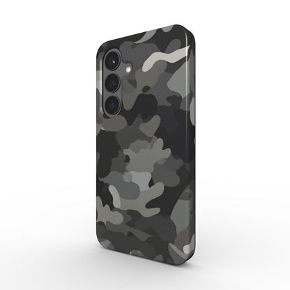 Camouflage Grey stoßfeste Handyhülle – Seitenansicht